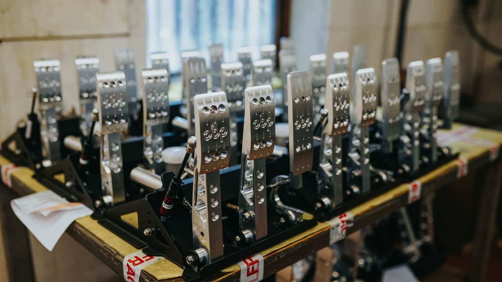table of OBP Motorsport pedals